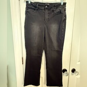 NYDJ Women's Black Straight Leg Jeans